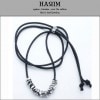 ハリム HARIM 正規販売店 ネックレス ROCK BEADS CODE NECK W SV HRP117 SVC SILVER 925 OXIDIZED BLACK A82B B3C C3D D8
