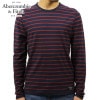 アバクロ ロンT メンズ 正規品 Abercrombie＆Fitch 長袖Tシャツ LONG-SLEEVE STRIPED CREW TEE 124-236-1677-204 D00S20|MEN’S