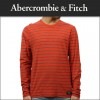 Х T   AbercrombieFitch ĹµT LONG-SLEEVE STRIPED CREW TEE 124-236-1677-704 D00S20