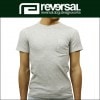リバーサル Tシャツ 正規販売店 REVERSAL 半袖Tシャツ ポケットTシャツ  JEMORGAN rvddw CREW POCKET TEE rvjmg002 HEATHER GRAY A06B