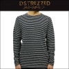 ǥȥ쥹 T  Ź DSTREZZED ĹµT ROUND NECK UNEVEN TERRY SLEEVE 211106D 49 DK. NAVY