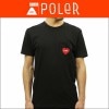 ݡ顼 POLER Ź  ȾµݥåT FURRY HEART POCKET TEE 21230001-BLK BLACK A79B B1C C1D D1E E13F