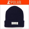 ポーラー POLER 正規販売店 ニットキャップ ビーニー WORKERMAN BEANIE 55100058-NVY NAVY A79B B1C C3D D4E E06F|CAP/HAT|POLER