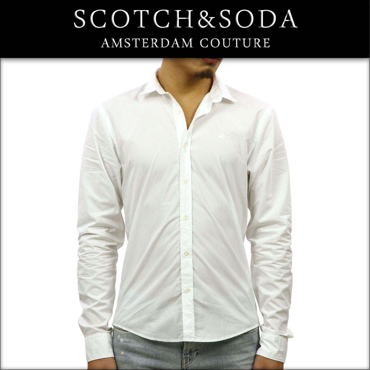 スコッチアンドソーダ SCOTCH＆SODA 正規販売店 メンズ 長袖ドレス