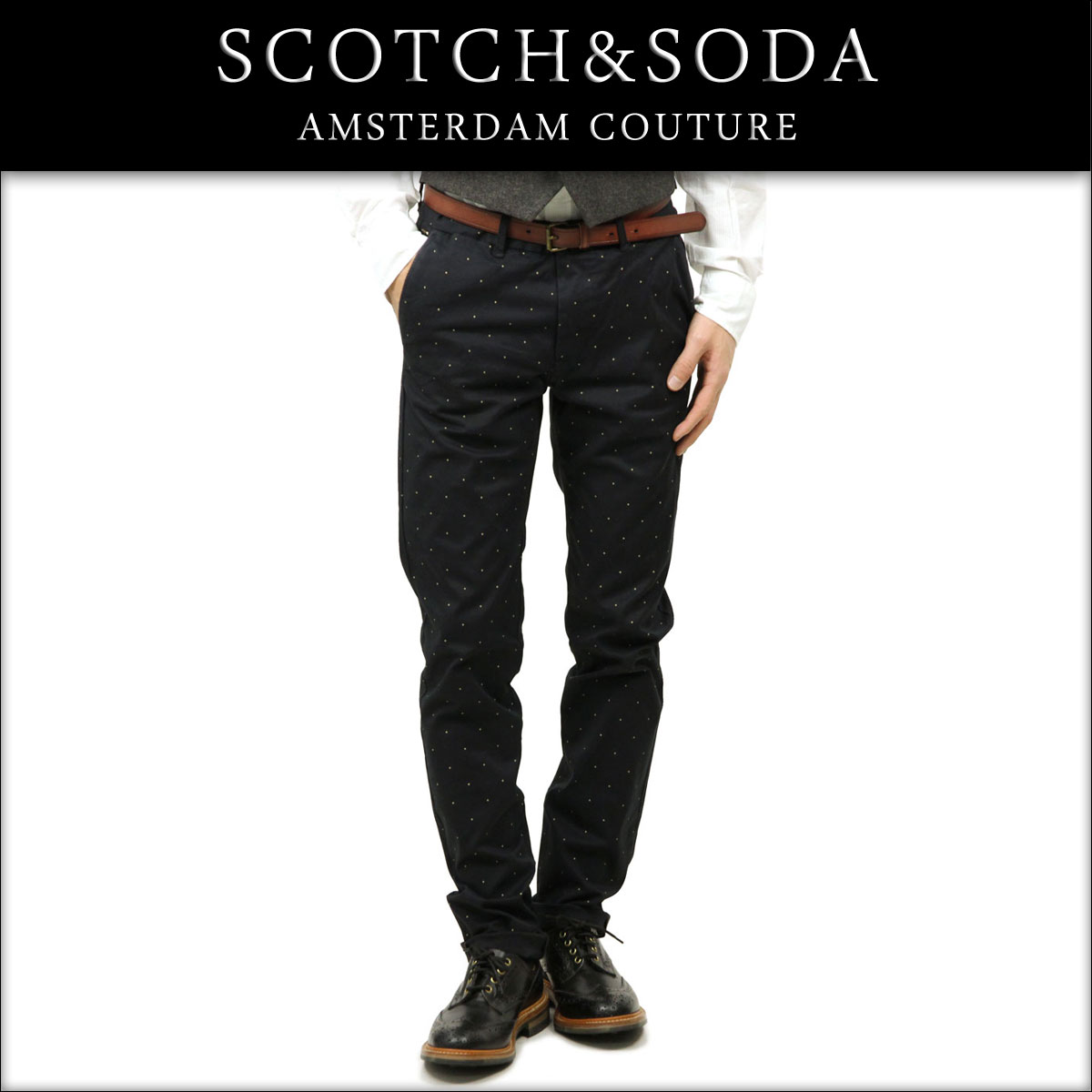 スコッチアンドソーダ チノパン メンズ 正規販売店 SCOTCH＆SODA ボトムス CLASSIC GARMENT DYED STRETCH CHINO PANTS 139506 0219 41535 COMBO C クリスマス プレゼント ラッピング スコッチアンドソーダ チノパン メンズ 正規販売店 SCOTCH＆SODA