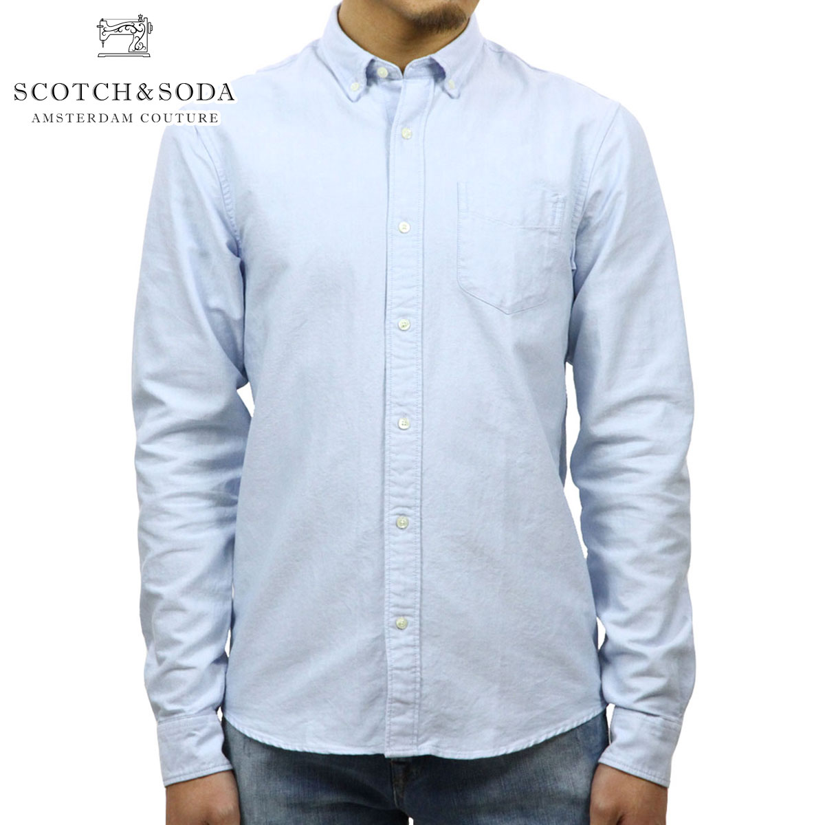 スコッチアンドソーダ シャツ メンズ 正規販売店 SCOTCH&SODA 長袖