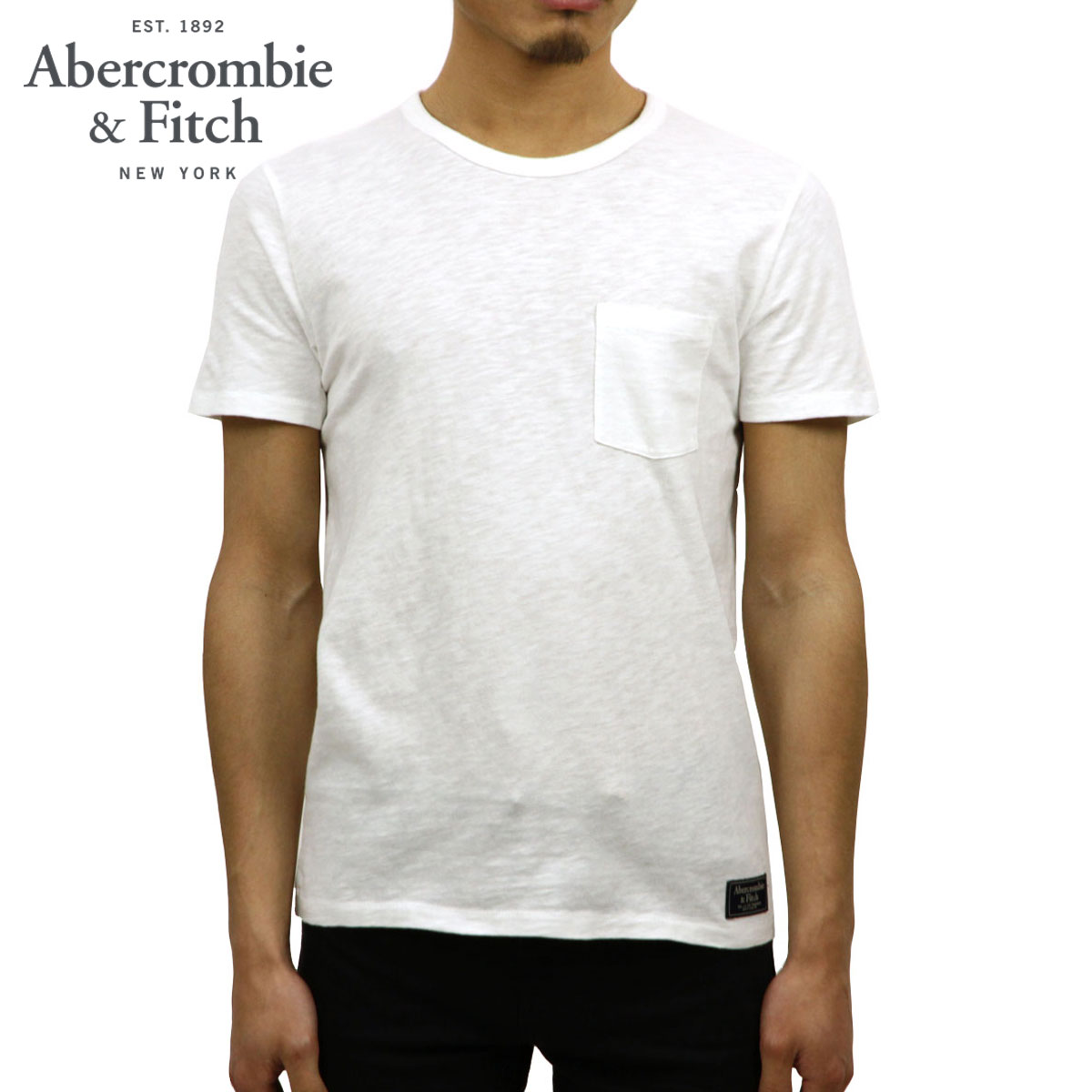 アバクロ Abercrombie Fitch 正規品 メンズ クルーネック 半袖ポケットtシャツ Short Sleeve Pocket Tee 124 228 0131 100 A02b B1c C1d D1e E01f Abercrombie Fitch アバクロ Men S Tee Recollection レコレクション Online Shop