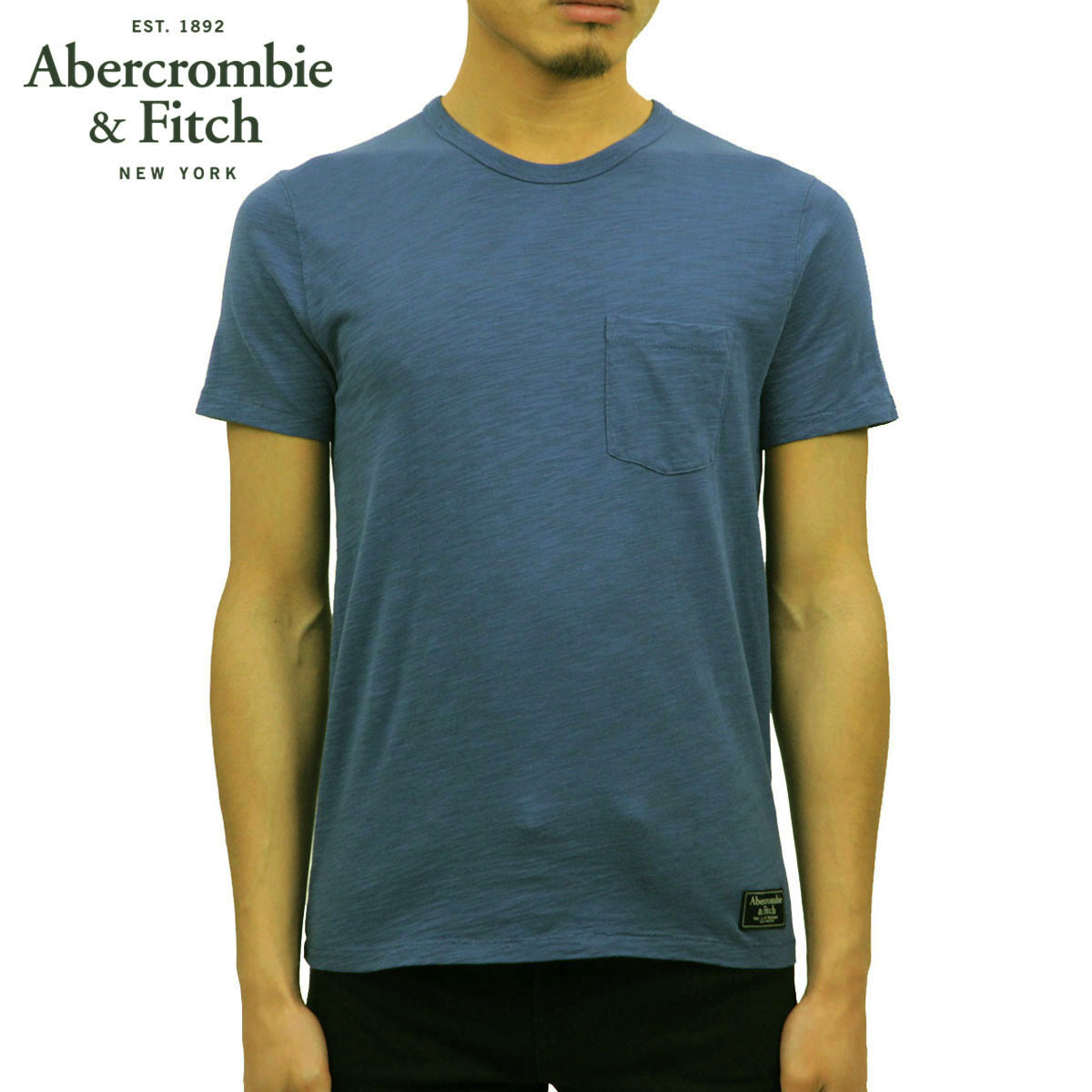アバクロ Abercrombie Fitch 正規品 メンズ クルーネック 半袖ポケットtシャツ Short Sleeve Pocket Tee 124 228 0131 210 A02b B1c C1d D1e E07f Abercrombie Fitch アバクロ Men S Tee Recollection レコレクション Online Shop