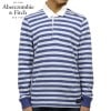 アバクロ ラガーシャツ メンズ 正規品 Abercrombie＆Fitch 長袖ラガーシャツ  RUGBY POLO 124-227-0527-220 A02B B1C C1D D6E E07F|ME