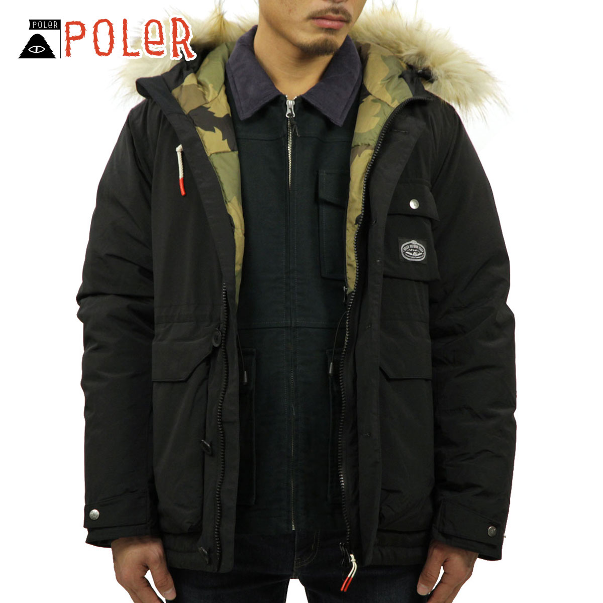 ポーラー POLER 正規販売店 メンズ ボアジャケット アウター ALDER 