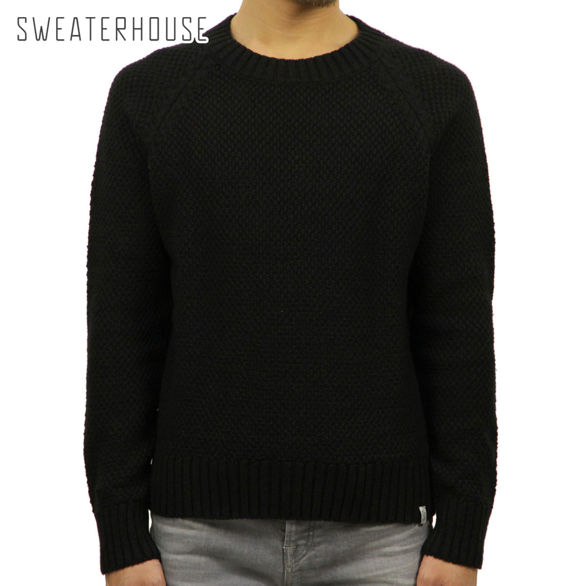 セーターハウス SWEATER HOUSE 正規販売店 メンズ クルーネックセーター CREW NECK KNIT SWEATER