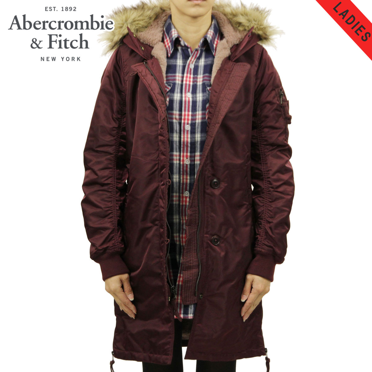 アバクロ アウター レディース 正規品 Abercrombie＆Fitch ジャケット 
