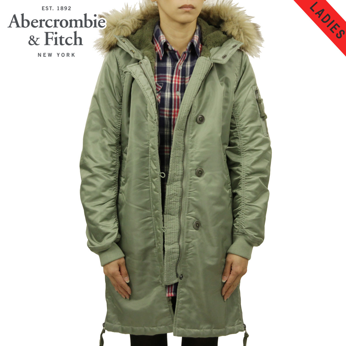 アバクロ アウター レディース 正規品 Abercrombie＆Fitch ジャケット