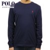 ポロ ラルフローレン Tシャツ ロンT メンズ 正規品 POLO RALPH LAUREN クルーネック長袖Ｔシャツ L/S CREW NECK TEE A05B B1C C1D D2E E06F|M