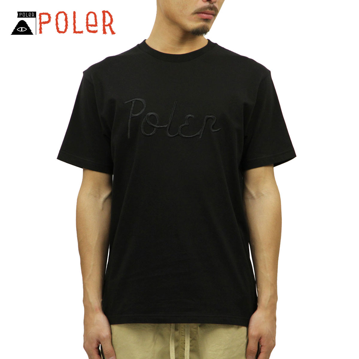 POLER ポーラー MOCK NECK TEE EMB (S) POLER MOCK NECK TEE PRINT – polerjapan