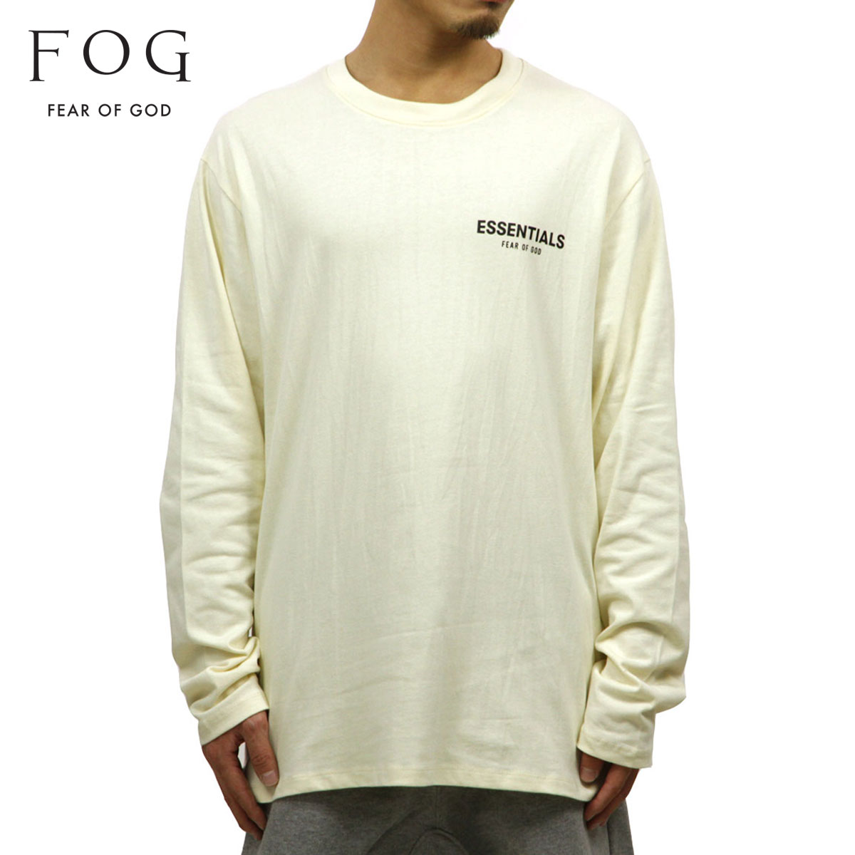 essentials t shirt cream