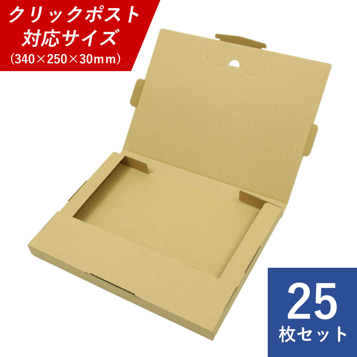ダンボール 段ボール ネコポス最大サイズ 国内生産 A4サイズ 小箱