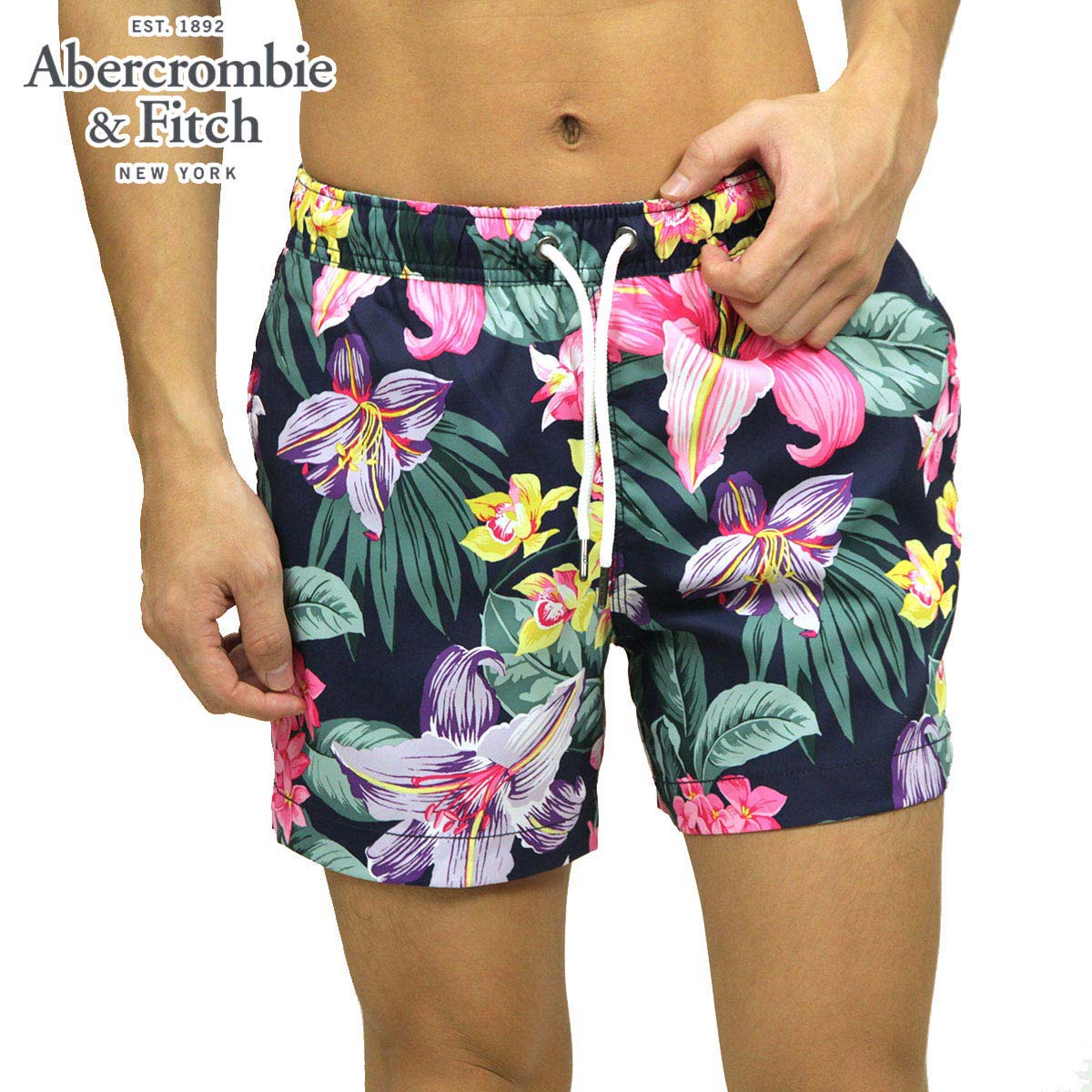 アバクロ Abercrombie＆Fitch 正規品 メンズ スイムパンツ 水着 アバクロ 水着 メンズ 正規品 Abercrombie＆Fitch スイムパンツ