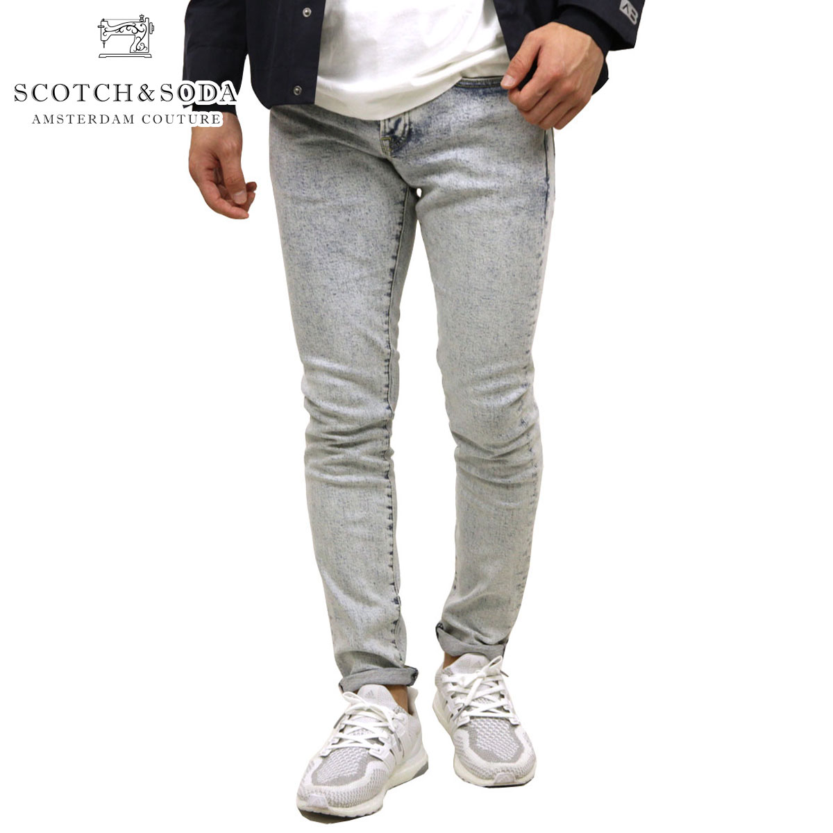 スコッチアンドソーダ ジーンズ メンズ 正規販売店 SCOTCH＆SODA ジーパン RALSTON CROPPED - ACID BLAUW ACID BLAUW 150934 85519 61 D クリスマス プレゼント ラッピング スコッチアンドソーダ ジーンズ メンズ 正規販売店 SCOTCH＆SODA