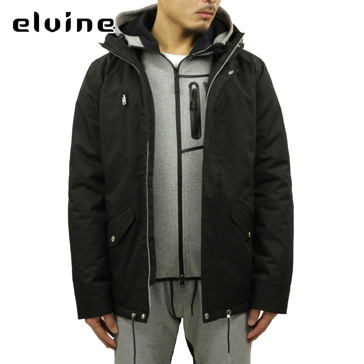 エルバイン ジャケット メンズ 正規販売店 elvine アウター ナイロン 
