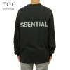 フィアオブゴッド fog essentials Tシャツ ロンT メンズ 正規品 FEAR OF GOD 長袖Tシャツ クルーネック ロゴ FOG - FEAR OF GOD ESSENTIALS 3