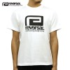 リバーサル Tシャツ 正規販売店 REVERSAL 半袖Tシャツ クルーネック ロゴ BIG MARK COTTON TEE rvbs026 WHITE A06B B1C C1D D1E E01F|M