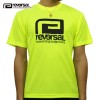 リバーサル Tシャツ 正規販売店 REVERSAL 半袖Tシャツ クルーネック ロゴ メッシュ地 BIG MARK DRY TEE rvbs028 NEON YELLOW A06B B1C C1D D