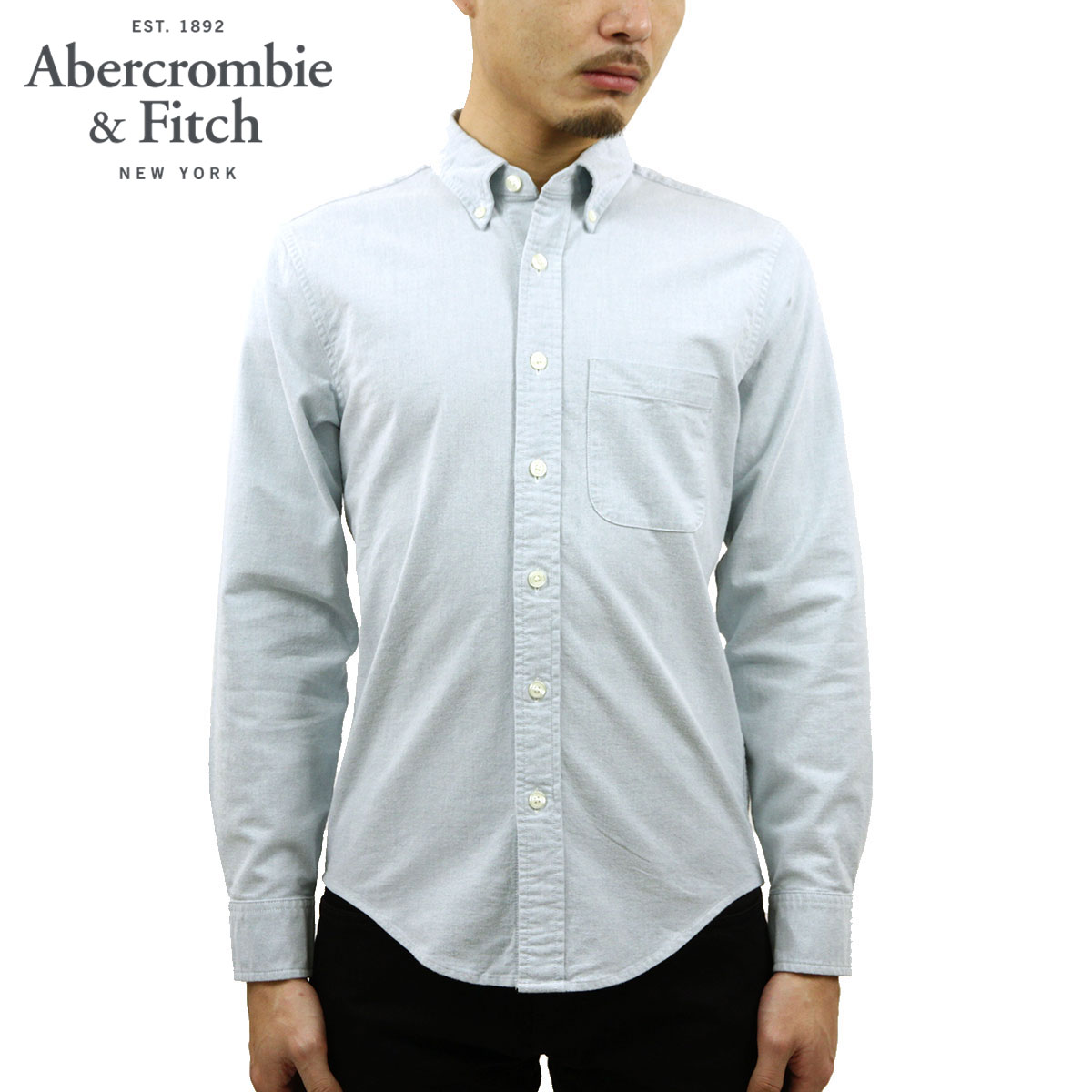 極美品海外正規品Abercrombie&Fitch(アバクロ)オーガンジーシャツ メンズ シャツ | Abercrombie & Fitch