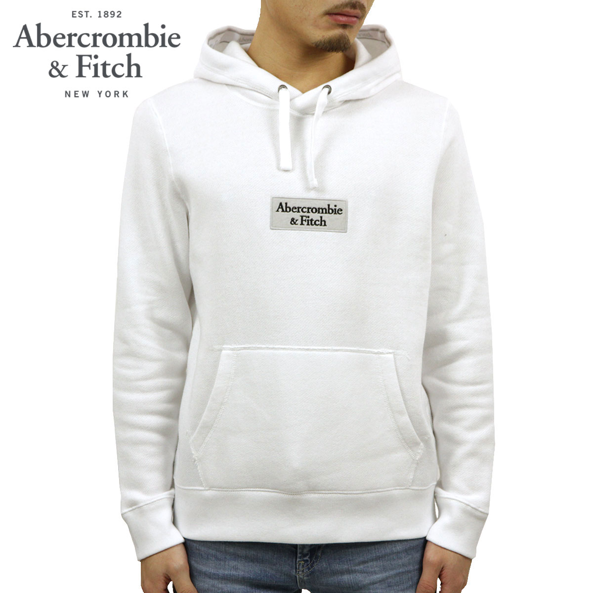 アバクロ パーカー メンズ 正規品 Abercrombie Fitch プルオーバーパーカー ロゴ Logo Tape Hoodie 122 231 0858 100 A02b B1c C1d D5e E01f Abercrombie Fitch アバクロ Men S Fleece Parker Recollection レコレクション Online Shop