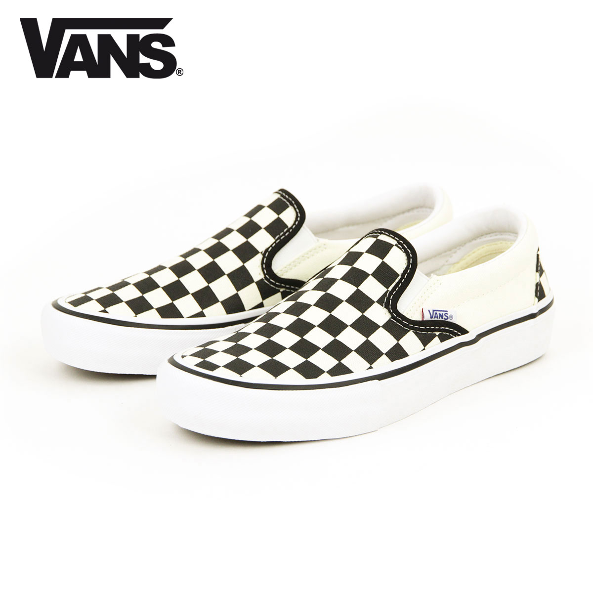 バンズ スリッポン 正規販売店 メンズ Vans シューズ Vans Slip On Pro Checkerboard Black White Vn0a347vapk A33b B1c C4d D2e E13f Vans バンズ Men S Shoes Recollection レコレクション Online Shop