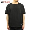 ポーラー Tシャツ メンズ 正規販売店 POLER 半袖Tシャツ クルーネックTシャツ NYLON BAGGY CREW S/S TEE 55100124-BLK BLACK A79B B1C C1D