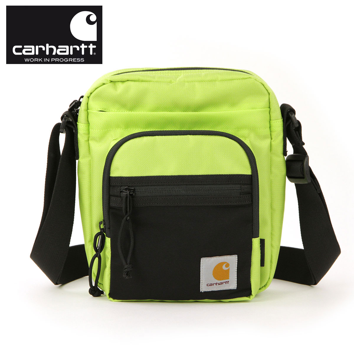 カーハート ショルダーバッグ メンズ レディース 正規販売店 CARHARTT WIP ミニバッグ ボディーバッグ CORDURA DELTA STRAP BAG LIME I027540 09E クリスマス プレゼント ラッピング カーハート ショルダーバッグ メンズ レディース 正規販売店 CARHARTT