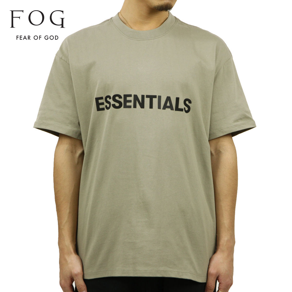 フィアオブゴッド fog essentials Tシャツ メンズ 正規品 FEAR OF GOD エッセンシャルズ 半袖Tシャツ ロゴ クルーネック  FOG - FEAR OF GOD ESSENTIALS T-SHIRT MOSS AA5B B1C C1D D1E E08-RECOLLECTION  ...