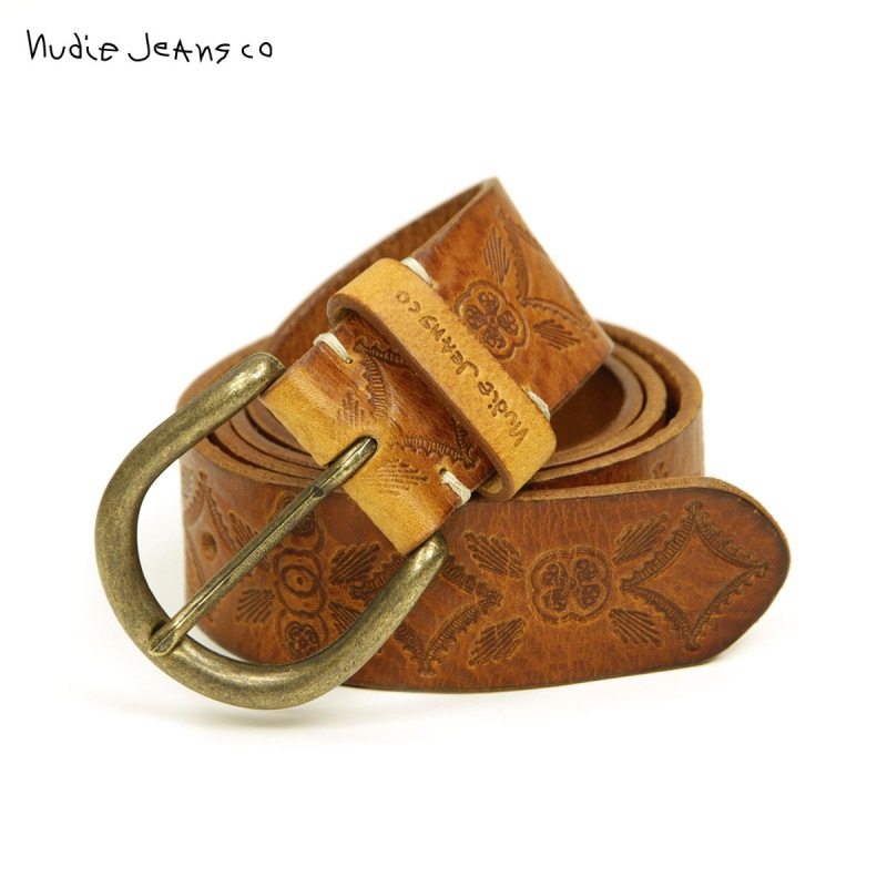 ヌーディージーンズ ベルト メンズ 正規販売店 Nudie Jeans レザーベルト Jackson Leather Belt Brown 2 A62b B1c C3d D6e E04f 父の日 22 Nudie Jeans ヌーディージーンズ Recollection レコレクション Online Shop