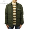 スコッチアンドソーダ アウター メンズ 正規販売店 SCOTCH＆SODA ダウンジャケット WATER-REPELLENT SHIRT JACKET UTILLTY GREEN 163254 349