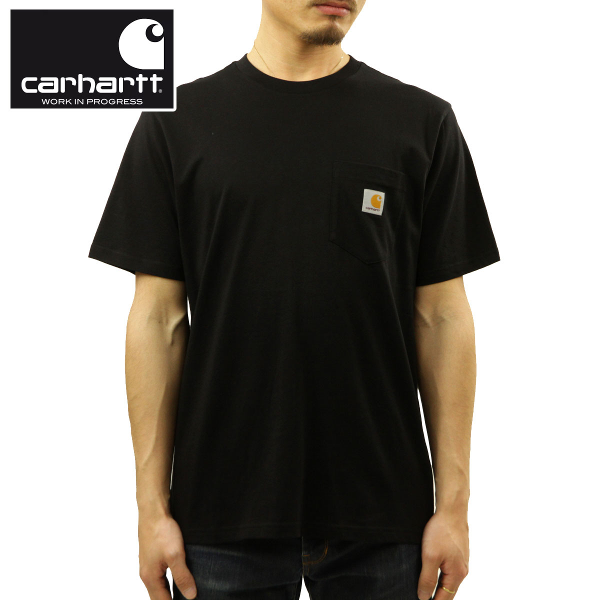 【雷市場（ポンジャン）商品韓国直送】 Carhartt(カーハート) 半袖Tシャツ Carhartt カーハート 半袖Tシャツ ポケット グレー xs