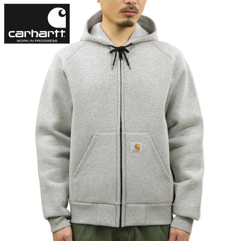�����ϡ��� �ѡ����� ��� ������ CARHARTT WIP ���åץ��åץѡ����� CAR-LUX HOODED JACKET GREY HEATHER/GREY I032935 0GKXX AB0B B1C C1D D5E E02F
