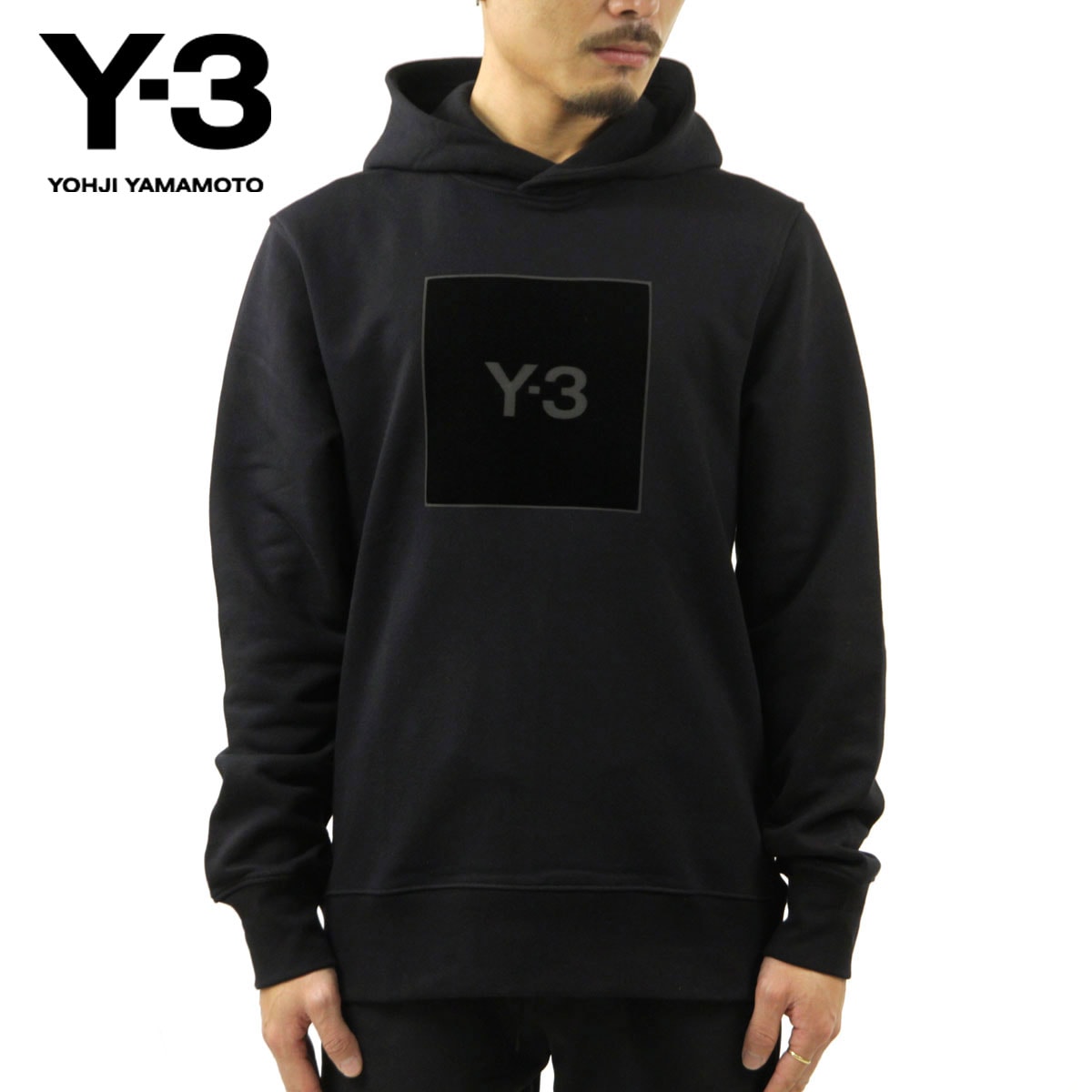 ワイスリー パーカー メンズ 正規品 Y-3 プルオーバーパーカー ロゴ 