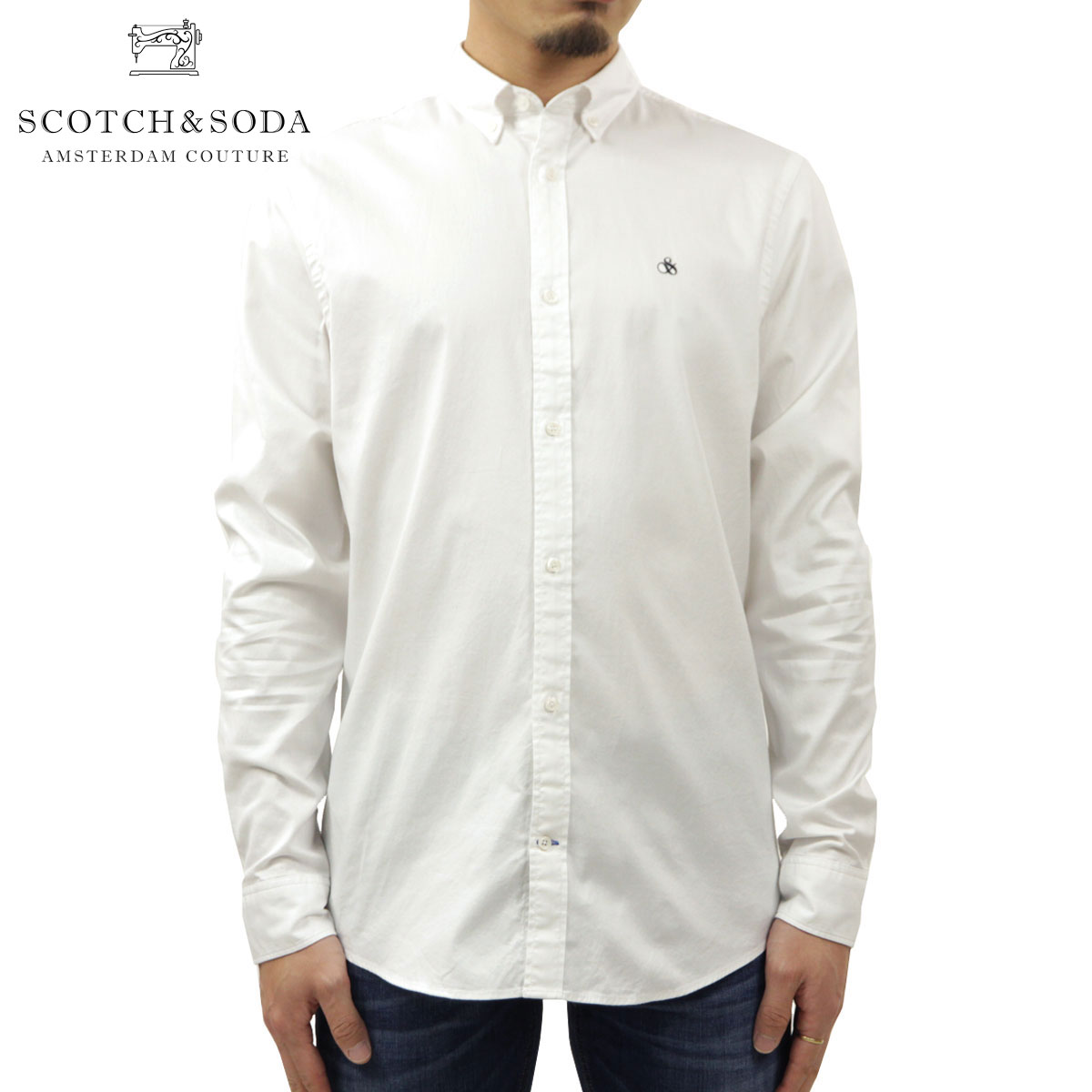 スコッチアンドソーダ シャツ メンズ 正規販売店 SCOTCH＆SODA 長袖 
