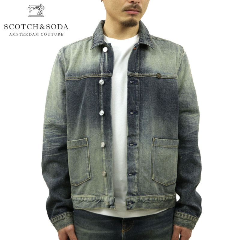 åɥ   Ź SCOTCHSODA ǥ˥ॸ㥱å DENIM TRUCKER OLD TIMER ORGANIC COTTON JACKET P 166518 4561 51817 76 OLD TIMER A39B B1C C1D D4E E07F