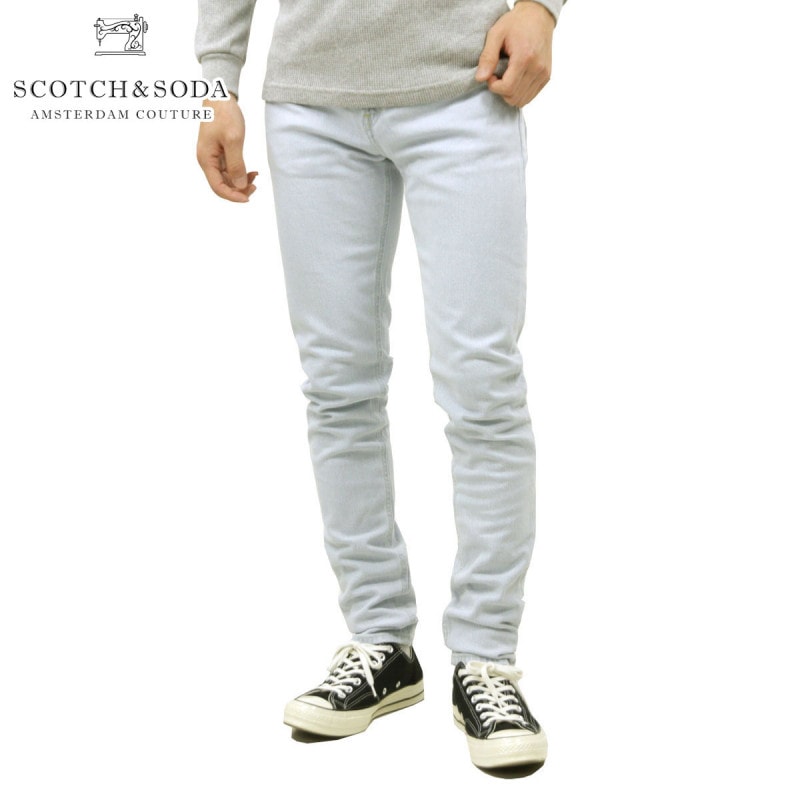 åɥ ǥ˥  Ź SCOTCHSODA  ѥ  SKIM SUPER SLIM DENIM JEANS 164821 4373 55500 63 SKY SPIRIT A39B B1C C2D D1E E07F