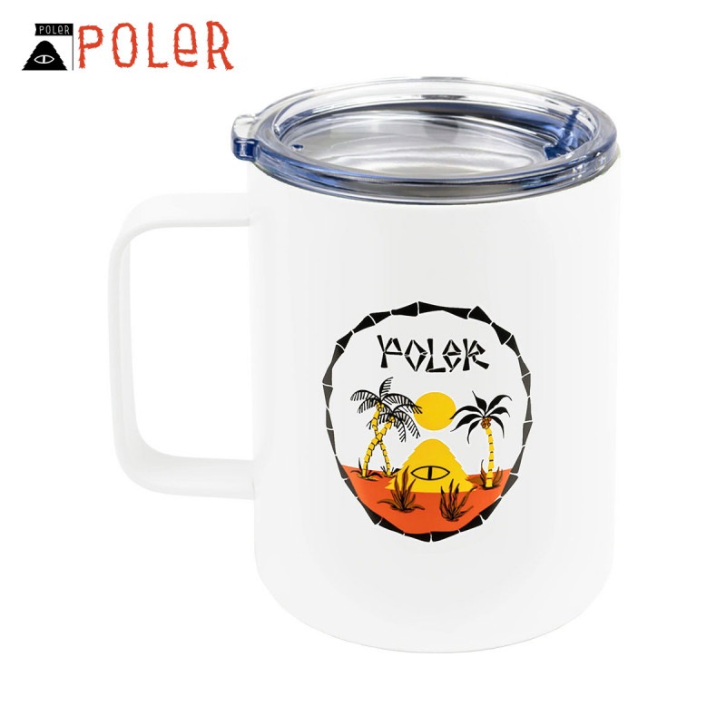 ポーラー マグカップ 正規販売店 Poler アウトドア キャンプマグカップ 蓋つき Insulated Mug 221acm9104 White 9b c Cad D1e E01f Poler ポーラー Interior Home Recollection レコレクション Online Shop