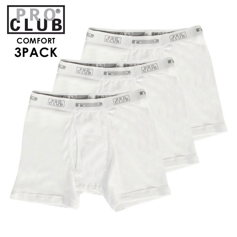 ץ   Ź PROCLUB ܥѥ  礭 3 COMFORT SOFT COTTON BOXER BRIEF WHITE #173 3PACK AB6B B1C C7D D2E E01F