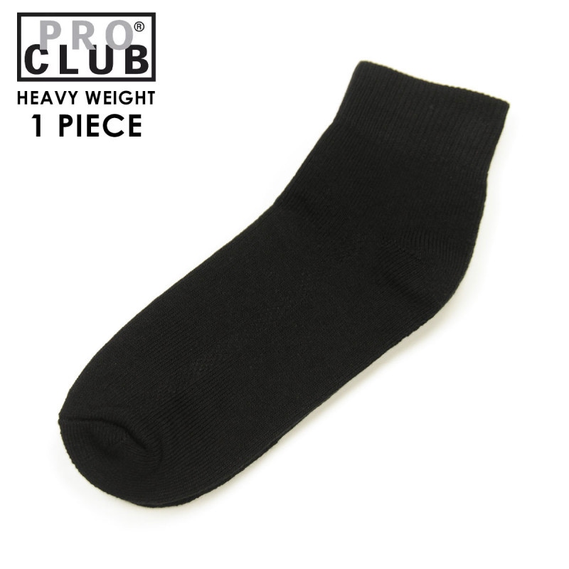 �ץ������ ���� ��� ��������Ź PROCLUB ���å��� ���ˡ��������å��� ���硼�ȥ��å��� �礭�������� PRO CLUB HEAVY WEIGHT QUARTER SOCKS BLACK 09-11 #183QR AB6B B3C C7D D1E E13F