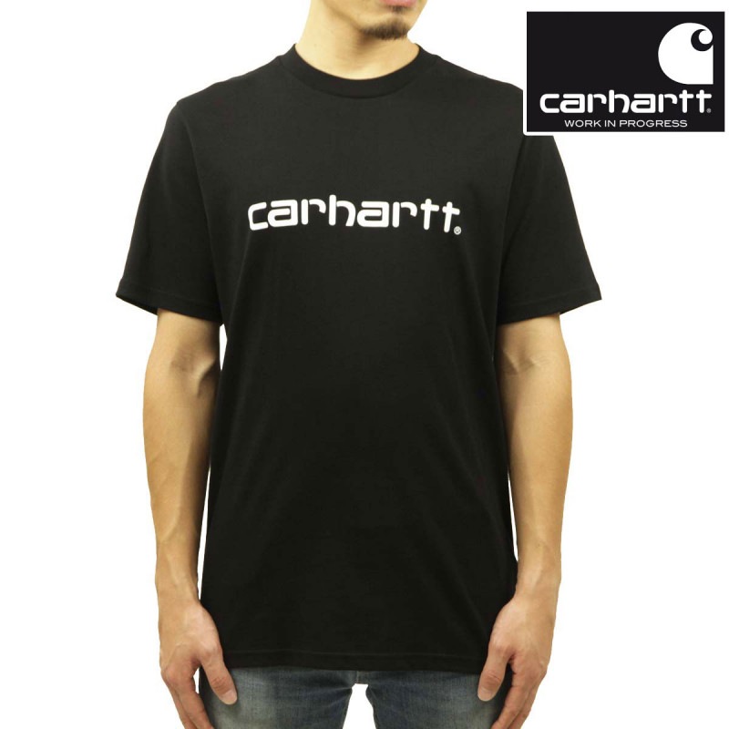 ϡ T   CARHARTT WIP ȾµT  롼ͥå S/S SCRIPT T-SHIRT BLACK / WHITE I031047 0D2XX AB0B B1C C1D D1E E13F