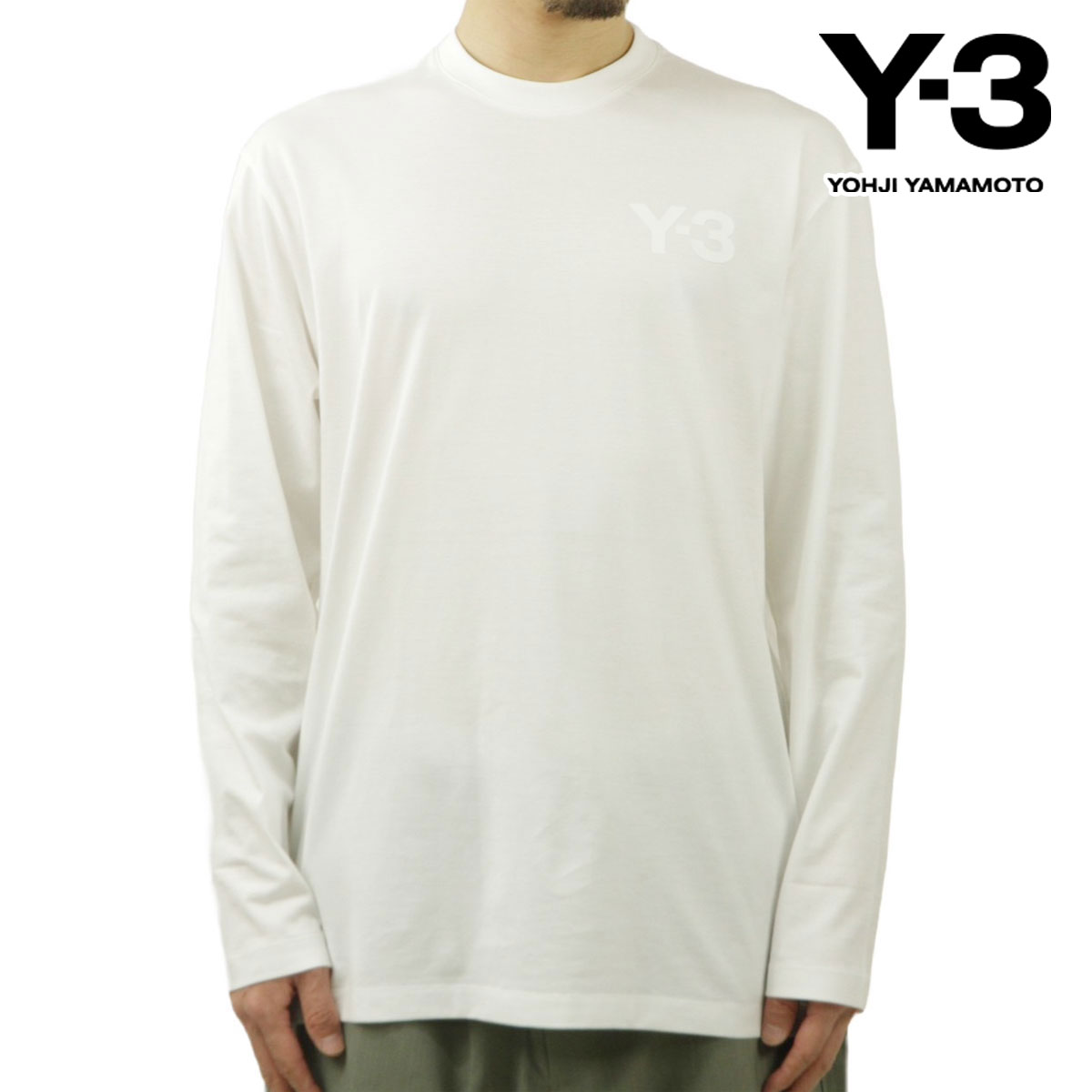 ほぼ未使用 Y-3 ワイスリー ロゴ ロンT ロングTシャツ 希少XS