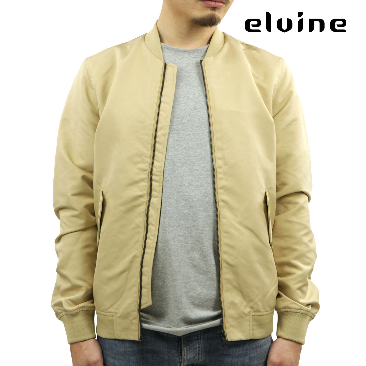 エルバイン メンズ ボンバージャケット 正規販売店 elvine MA-1 ジャケット アウター REX BOMBER JACKET 331050  クリスマス プレゼント ラッピング エルバイン メンズ ボンバージャケット 正規販売店 elvine MA-1