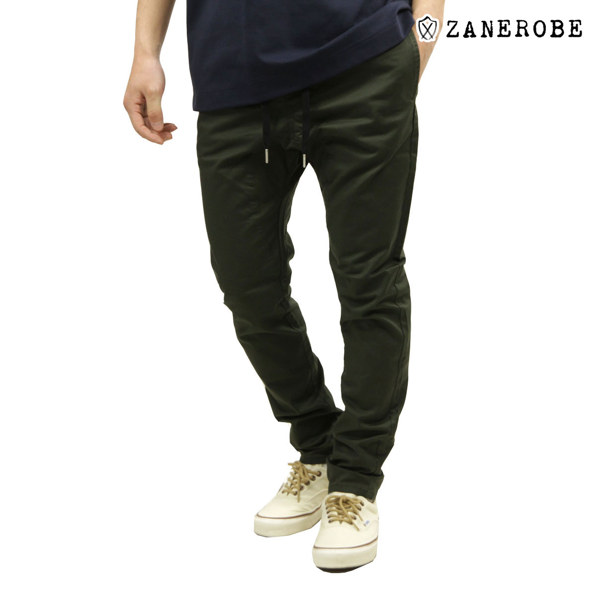 ゼンローブ メンズ チノパン 正規販売店 ZANEROBE シュアショット ボトムス SURESHOT CHINO PANTS DK ARMY 720-F クリスマス プレゼント ラッピング ゼンローブ メンズ チノパン 正規販売店 ZANEROBE シュアショット