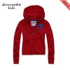 アバクロキッズ パーカー ガールズ 子供服 正規品 AbercrombieKids ジップアップパーカー  tara hoodie RED A00B B6C C1D D5E E11F|GIRLS FL