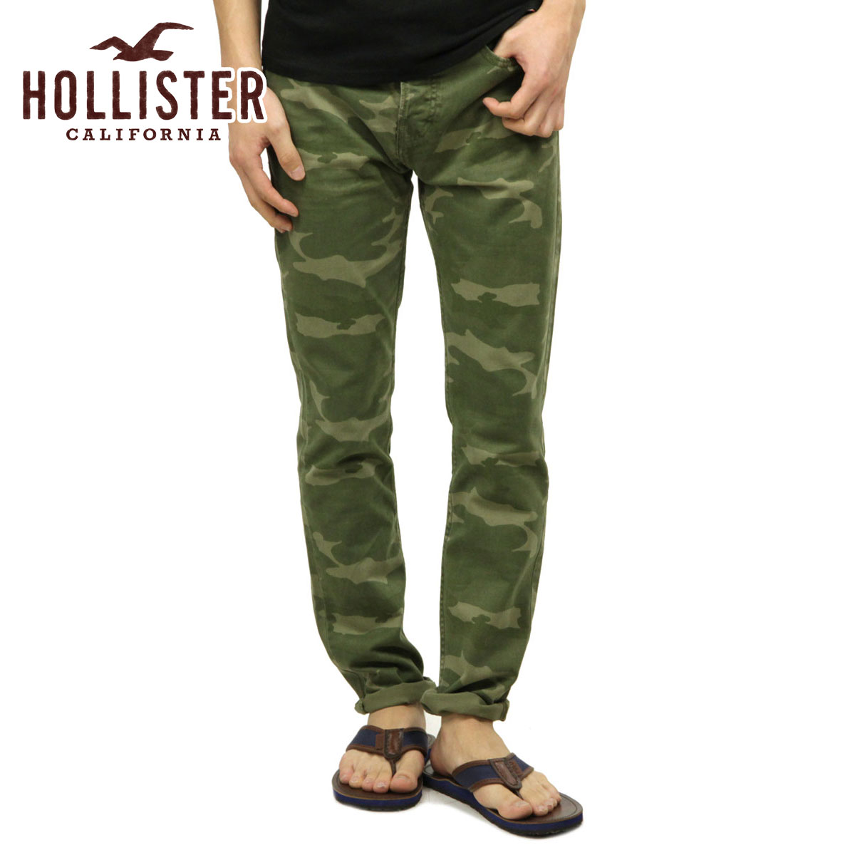 ホリスター HOLLISTER 正規品 メンズ スキニーパンツ Hollister Twill 